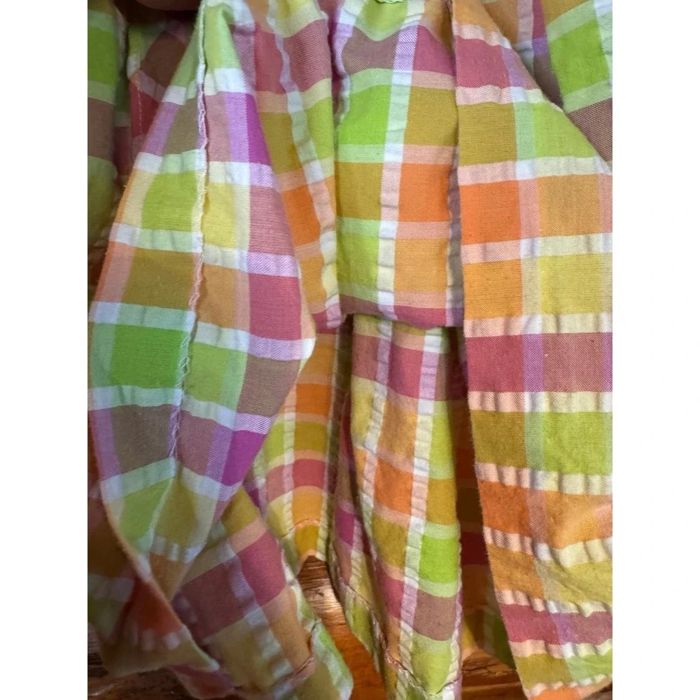Bonnie Jean‎ Pastel Plaid Sundress Size 5